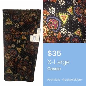 🆕 LuLaRoe XL Cassie Pencil Skirt - BNWT - Navy